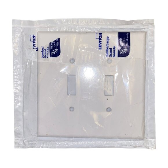 Leviton Jumbo Wall Outlet Plate Cover - Picture 9 of 10